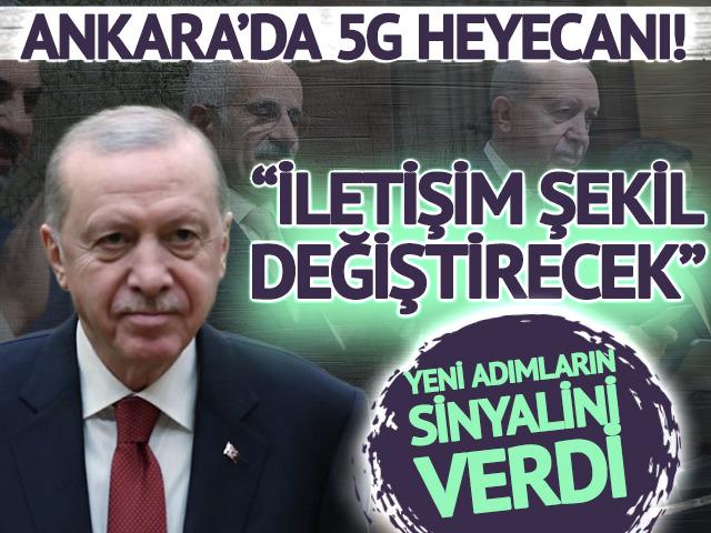 Ankara'da 5G heyecanı! Cumhurbaşkanı Erdoğan: "Verileri koruyamıyorsanız egemenlik zafiyeti vardır"