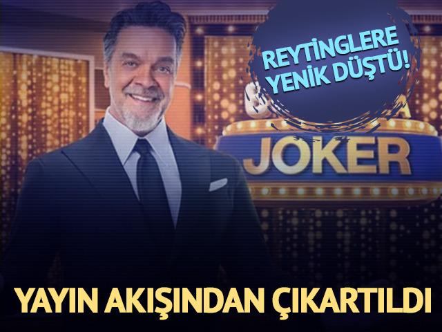 Beyaz'la Joker reytinglere yenik d&uuml;şt&uuml;! Yayın akışından &ccedil;ıkartıldı