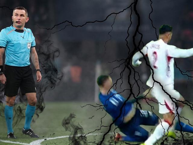 Kosova ma&ccedil;ında hakem skandalı!