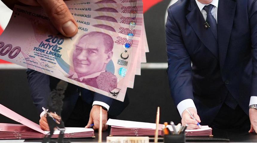 İmzalar atıldı: En d&uuml;ş&uuml;k iş&ccedil;i maaşı 80 bin TL oldu