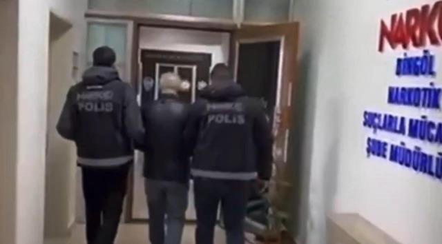 Bingöl’de uyuşturucuyla mücadele: 1 tutuklama 2