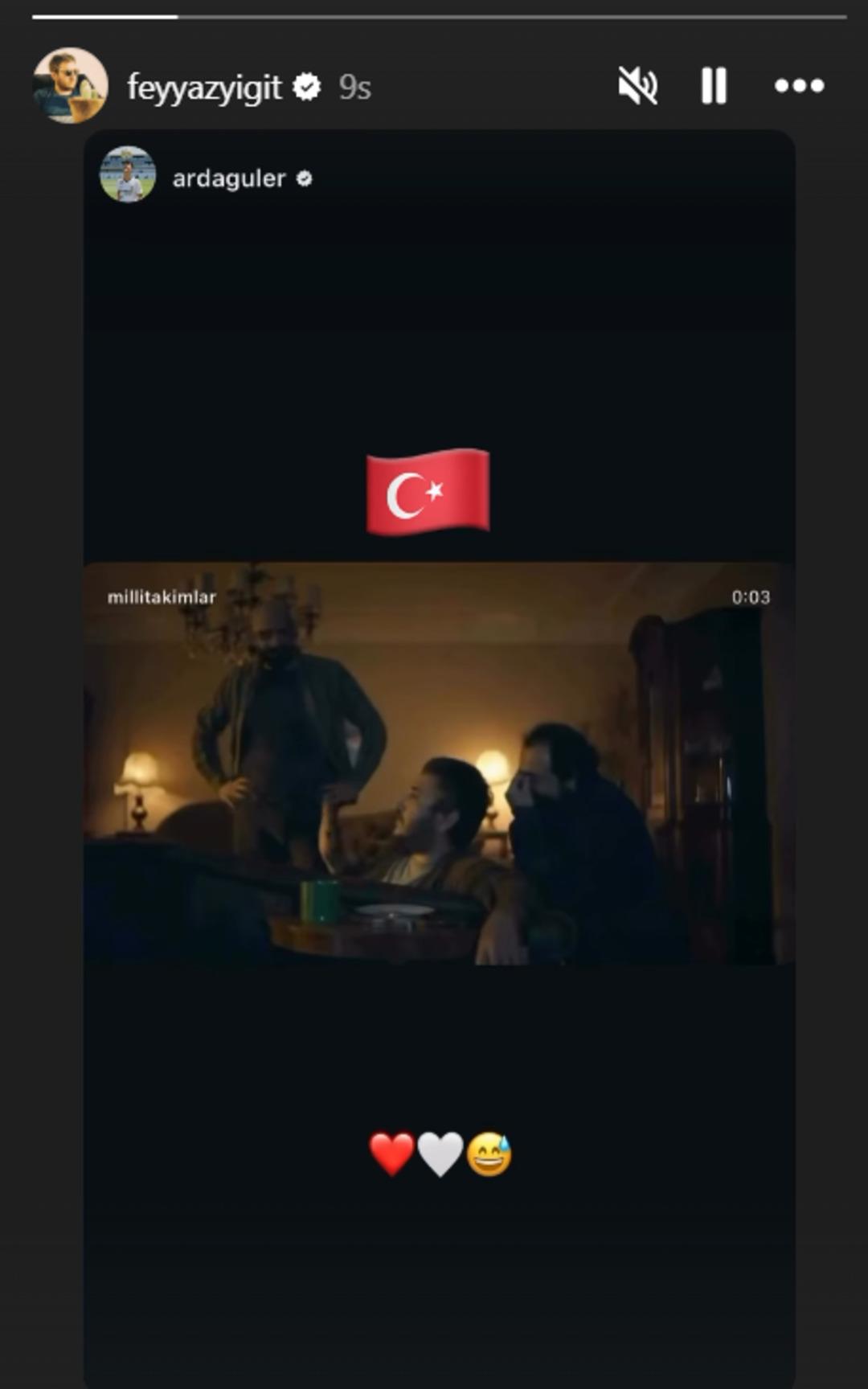 Arda G&uuml;ler, D&uuml;nya Kupası ma&ccedil;ı sonrası sevincini Gibi ile yaptı! Feyyaz Yiğit durur mu... 2