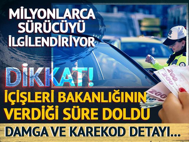 APP plaka denetimleri bug&uuml;n başladı: Damga ve karekod detayı...