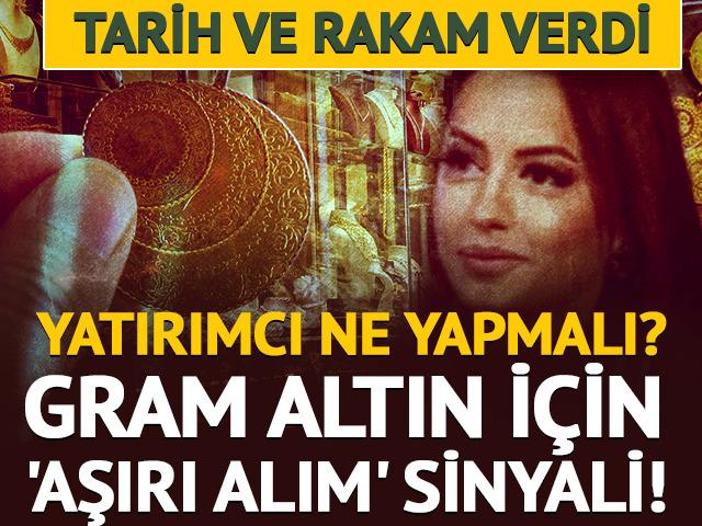 Gram altın i&ccedil;in 'aşırı alım' sinyali! Filiz Eryılmaz uyardı