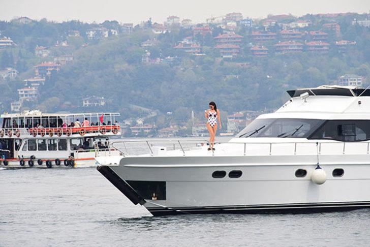Ebru Polat yaz sezonunu İstanbul Boğazı'nda açtı G1