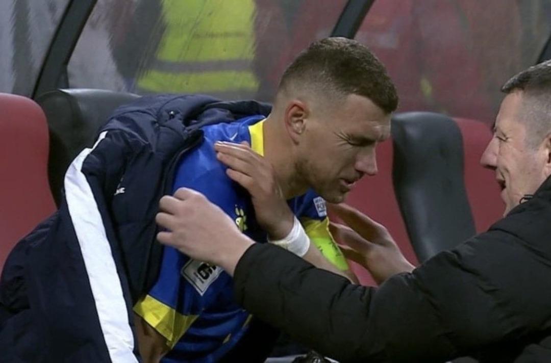 Herkes onu konuştu! &Uuml;lkesinde kahraman ilan edildi: Dzeko nun son hali olay oldu 5