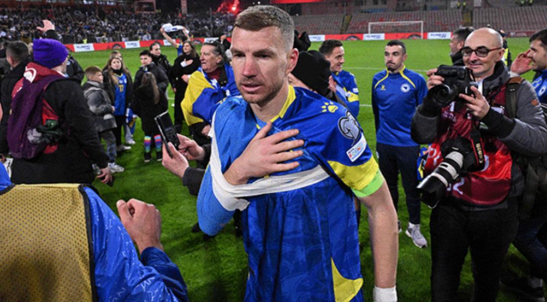 Herkes onu konuştu! &Uuml;lkesinde kahraman ilan edildi: Dzeko nun son hali olay oldu 6