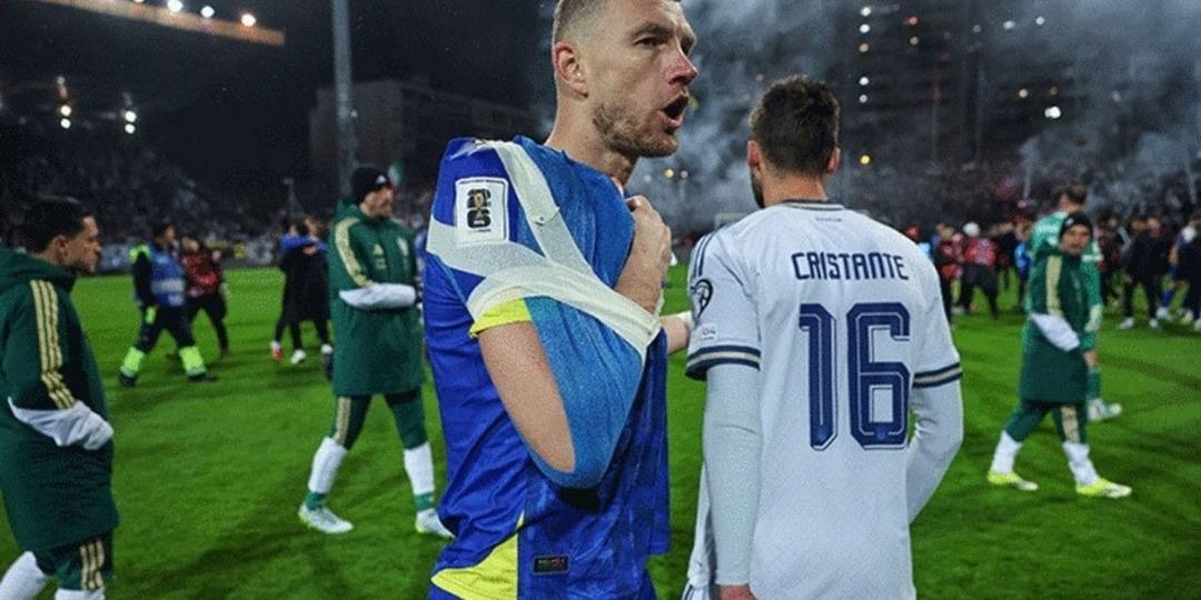 Herkes onu konuştu! &Uuml;lkesinde kahraman ilan edildi: Dzeko nun son hali olay oldu 7