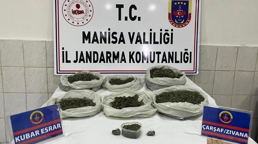 Manisa&rsquo;da jandarmadan uyuşturucuya darbe: 106 tutuklama