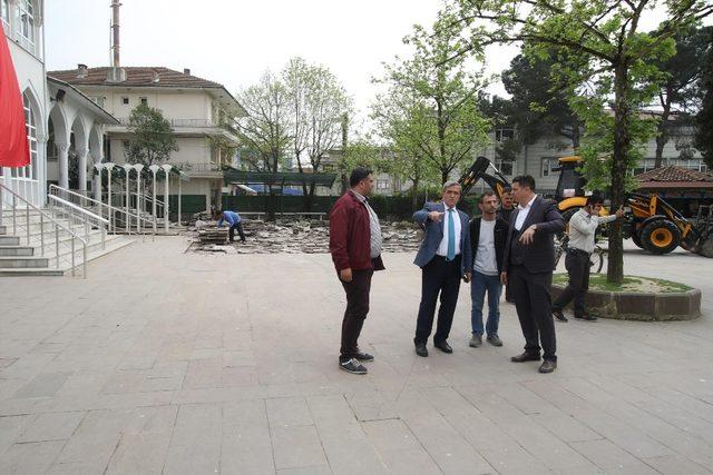 Gazi Süleymanpaşa Camii çevresi yenileniyor