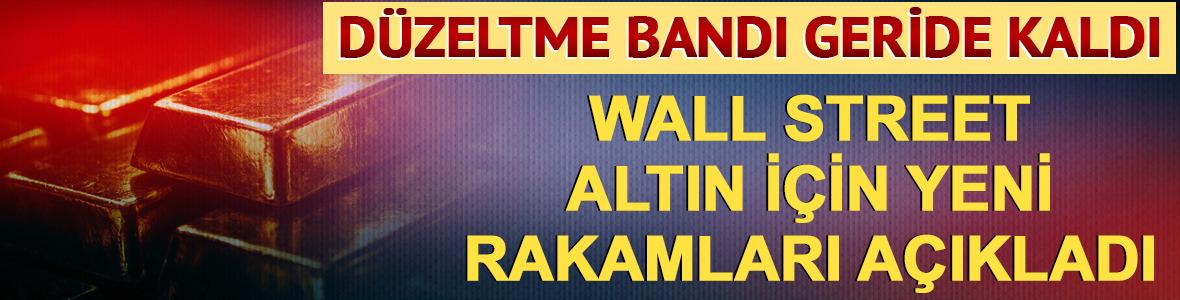 D&uuml;zeltme bandı geride kaldı: Wall Street altın i&ccedil;in yeni rakamları a&ccedil;ıkladı