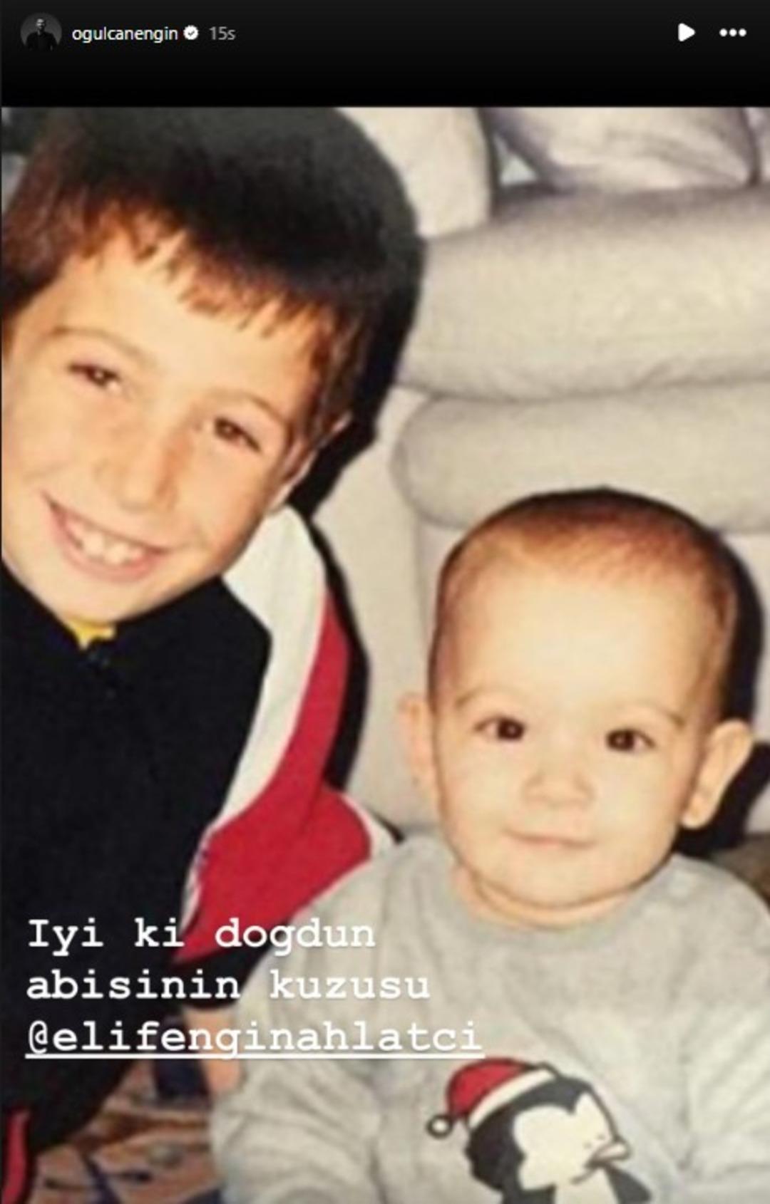 Oğulcan Engin kız kardeşi Elif in yeni yaşını kutladı! Nostaljik paylaşım g&uuml;ndemde 1