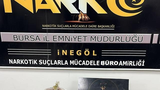 İnegöl’de uyuşturucu taciri tutuklandı