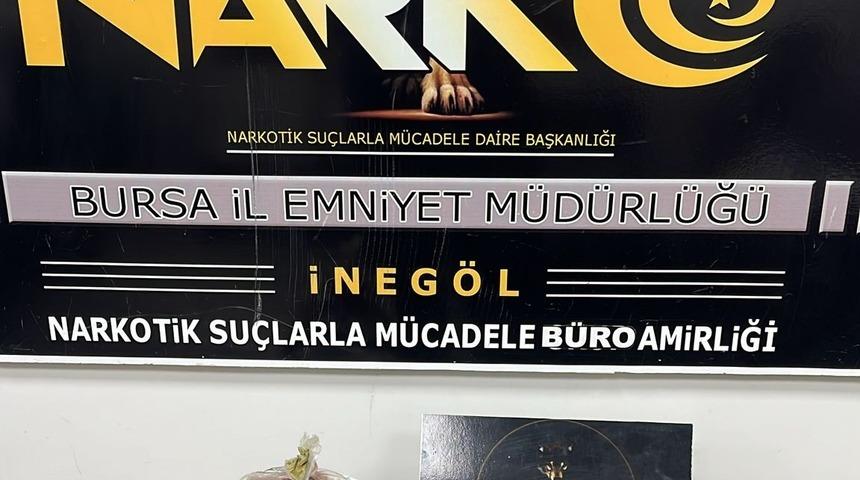 İneg&ouml;l&rsquo;de uyuşturucu taciri tutuklandı