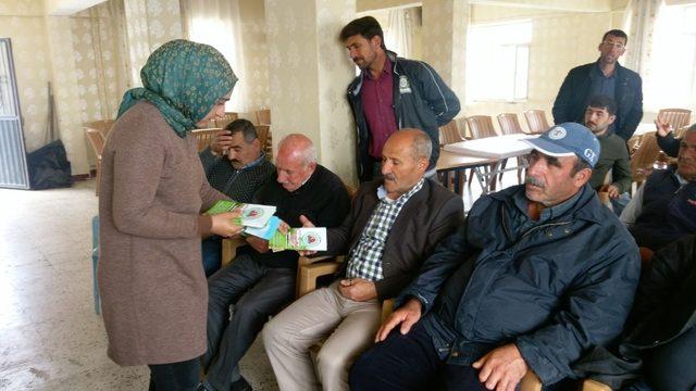 Gercüş’te çiftçilere teorik ve uygulamalı eğitim