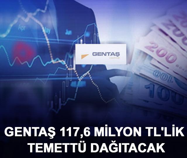 Gentaş 117,6 milyon TL'lik temett&uuml; dağıtacak 