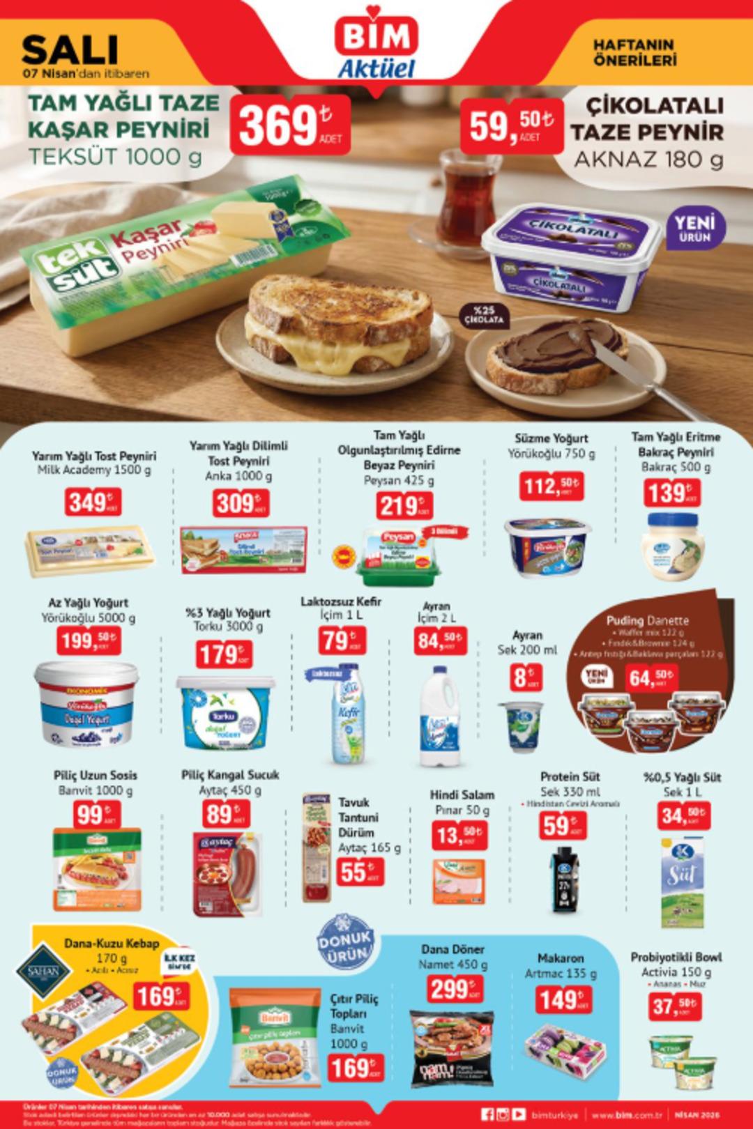 7 Nisan 2026 BİM Aktüel Haftanın Önerileri kataloğu yayınlandı!  1