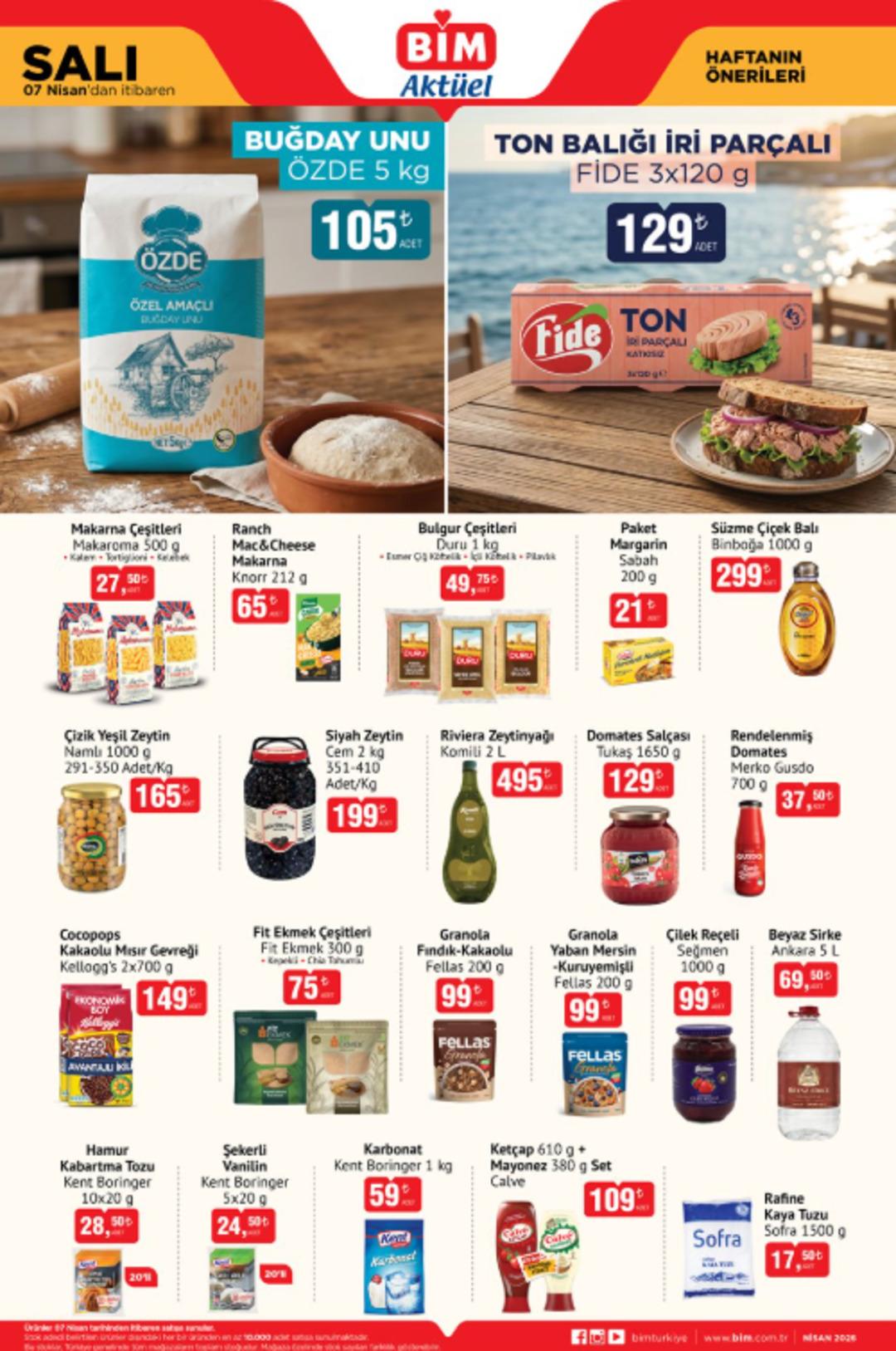 7 Nisan 2026 BİM Aktüel Haftanın Önerileri kataloğu yayınlandı!  2