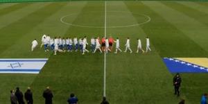 İsrailli futbolculara hayatlarının şoku! Saha ortasında kalakaldılar!