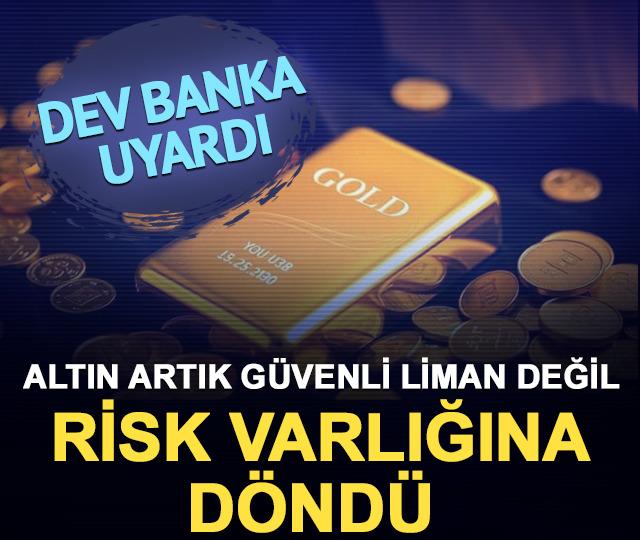HSBC Uyardı: Altın Artık G&uuml;venli Liman Değil, Risk Varlığına D&ouml;nd&uuml;