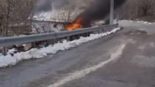 Bursa’da bağ evinde çıkan yangın korkuttu