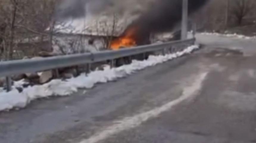Bursa&rsquo;da bağ evinde &ccedil;ıkan yangın korkuttu