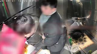 Pizza siparişinde kurye skandalı! Asansördeki görüntüler mide bulandırdı