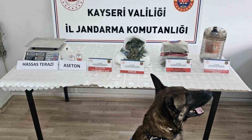 Kayseri&rsquo;de uyuşturucu operasyonu: 2 g&ouml;zaltı