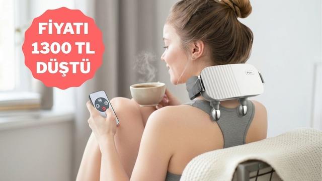 Günün yorgunluğunu atın: Purr. boyun masaj aletindeki indirimi kaçırmayın