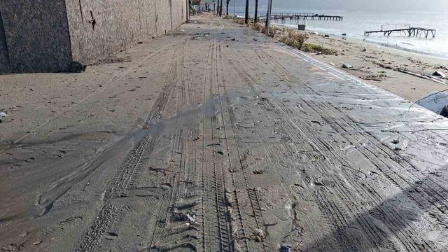 Marmaris&rsquo;te sağanak ve fırtına etkili oldu 6