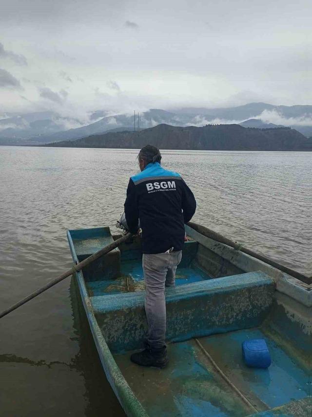 &Ccedil;orum da 800 metre balık ağı ele ge&ccedil;irildi 1