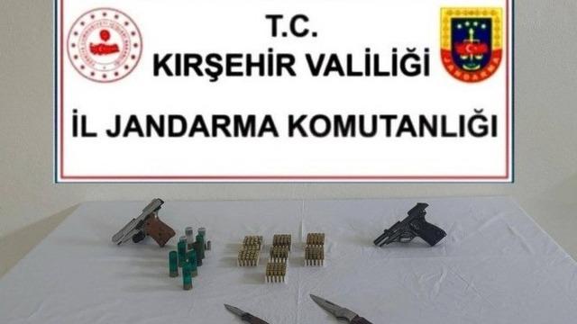 Kırşehir’de ruhsatsız silah operasyonu