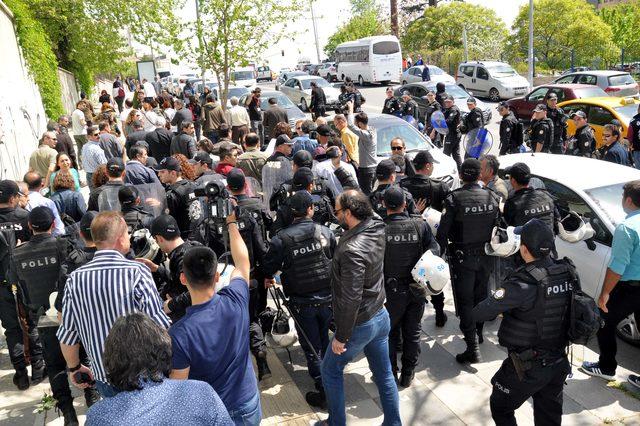 Ankara'da KESK eylemine polis müdahalesi