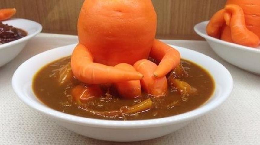 Dış görünüşleriyle insanları aratmayan meyve ve sebzeler.