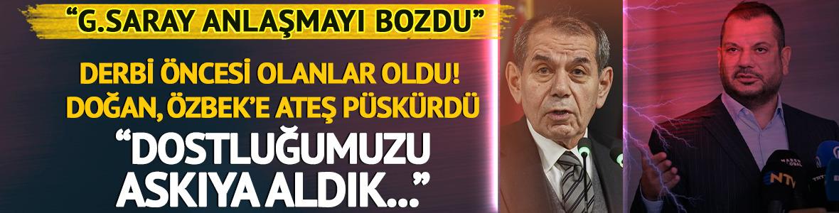 Ertuğrul Doğan'dan Galatasaray'a şok s&ouml;zler: "Uyarmamıza rağmen..."