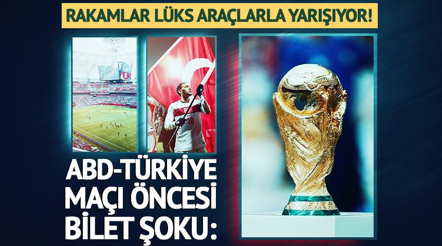 ABD-T&uuml;rkiye ma&ccedil;ı &ouml;ncesi bilet şoku: Rakamlar l&uuml;ks ara&ccedil;larla yarışıyor!