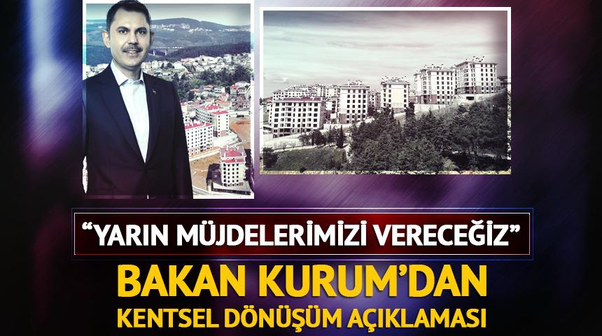 Bakan Kurum paylaştı: "Yarın İstanbul'umuz i&ccedil;in yeni m&uuml;jdelerimizi duyuruyoruz"