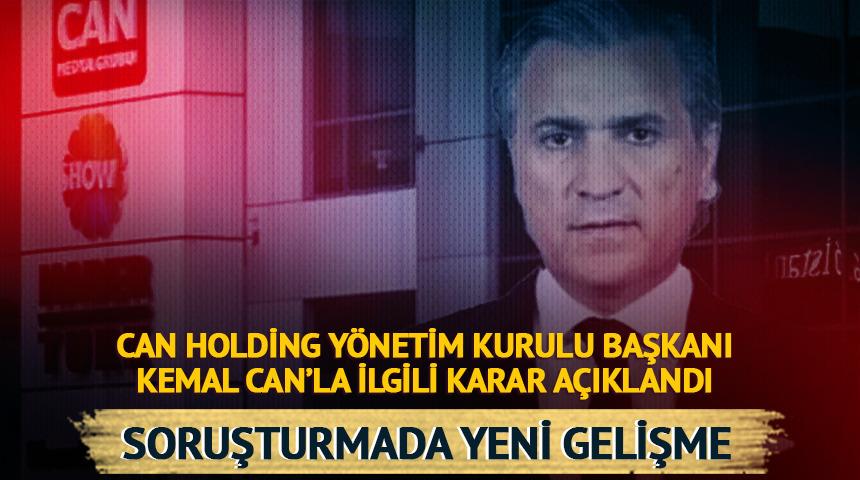  Can Holding Y&ouml;netim Kurulu Başkanı Kemal Can tahliye edildi