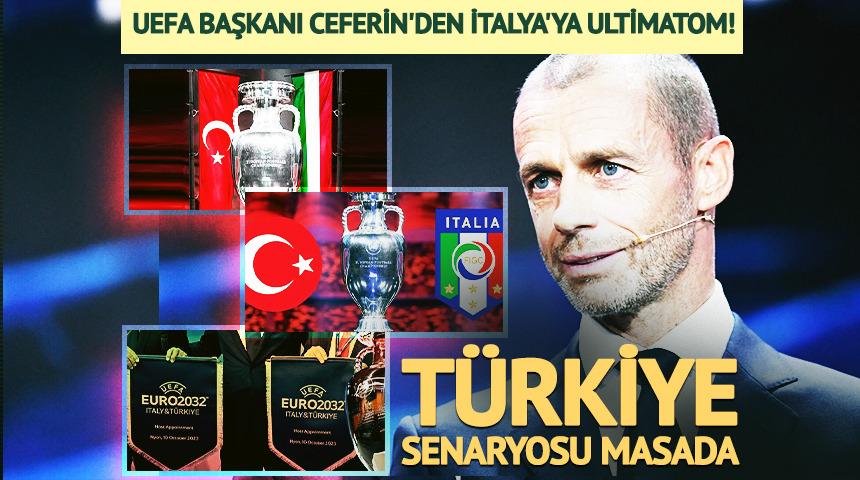 UEFA Başkanı Ceferin'den İtalya'ya ultimatom! T&uuml;rkiye ihtimali masada