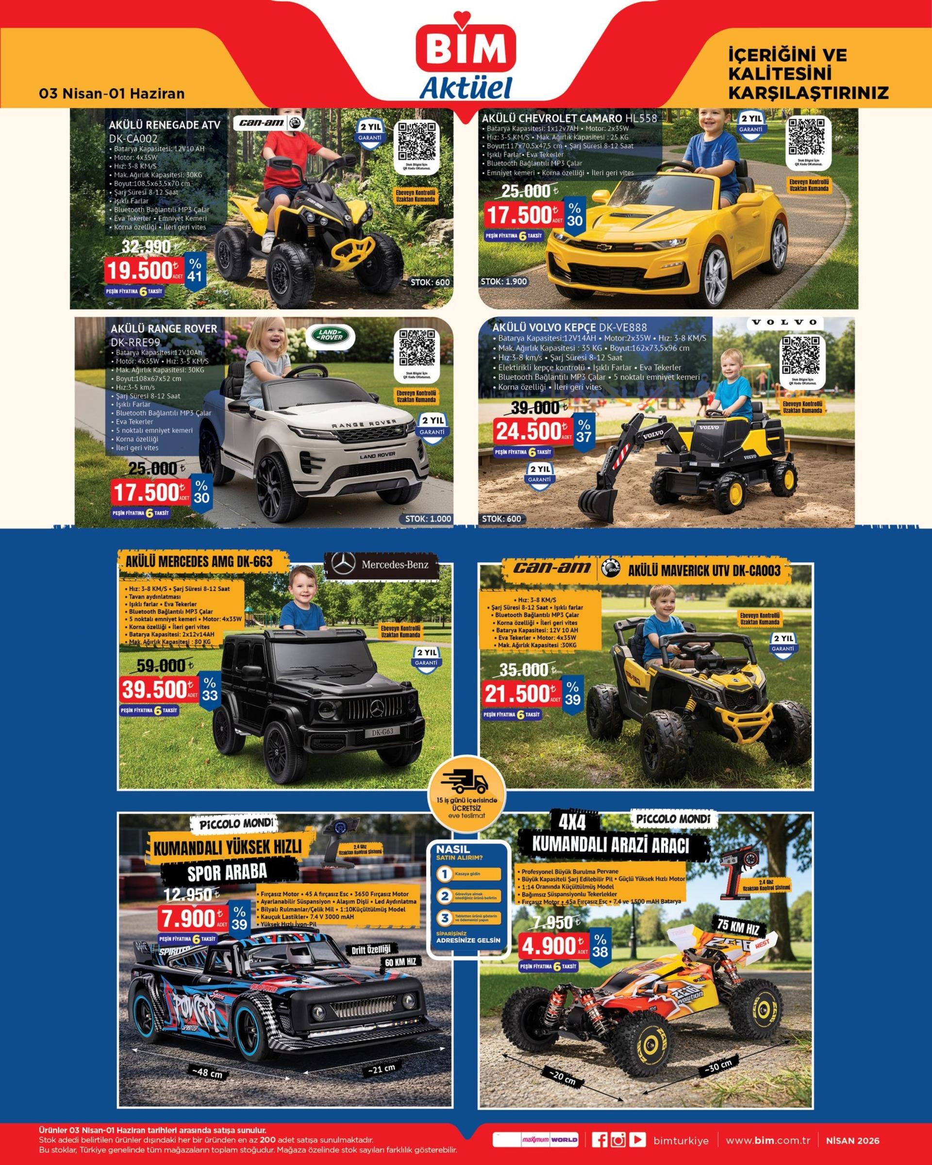 03 Nisan - 01 Haziran