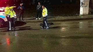Erzurum’da scooter sürücüsüne araç çarptı: 1 yaralı