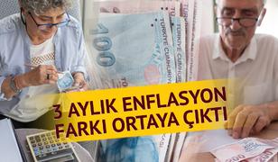 Emekli i&ccedil;in yolun yarısı tamamlandı: 3 aylık enflasyon farkı belli oldu