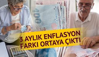 3 aylık enflasyon farkı belli oldu