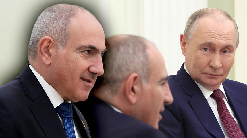 Putin misafirinden umduğu yanıtı alamadı: Paşinyan'la g&ouml;r&uuml;şmeye damga vuran 'se&ccedil;im' diyaloğu 
