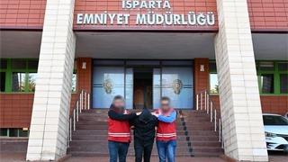 Isparta’da 17 yıl 5 ay hapis cezası bulunan şahıs yakalandı