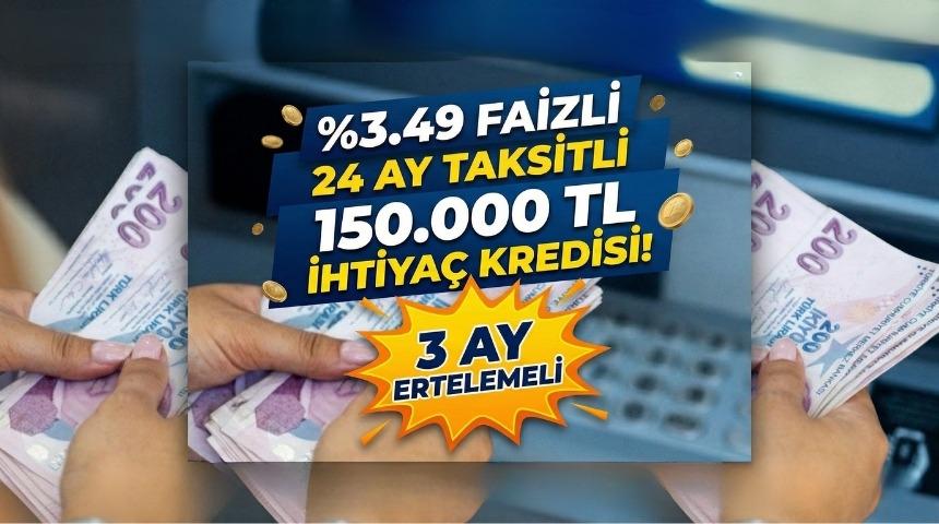 3 ay ertelemeli avantajlı kredi