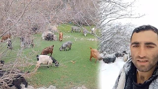 Kışın türküleriyle ısınan çoban, baharı da türküyle karşıladı