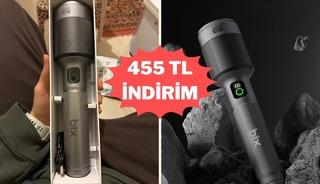 50 saat &ccedil;alışma ve 1000 metre menzil: Bix el feneri indirimde