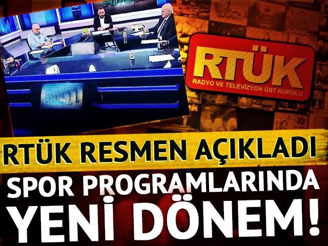RT&Uuml;K resmen a&ccedil;ıkladı! Spor programlarında yeni d&ouml;nem başlıyor