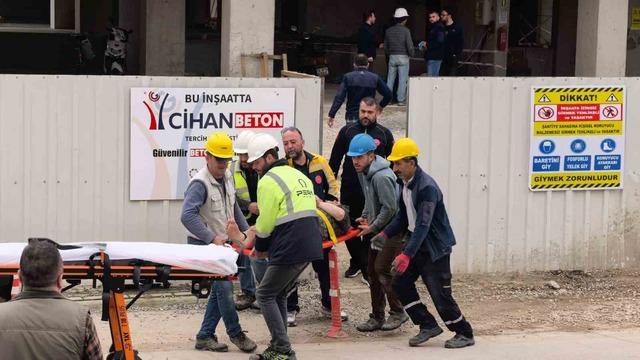Bursa&rsquo;da inşaatın 2. katından d&uuml;şen iş&ccedil;i yaralandı 3